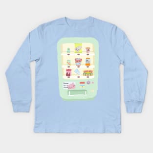 Single Venting Machine Kids Long Sleeve T-Shirt